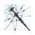 Зонт-трость Pure с прозрачным куполом, 100125, Цвет: бирюзовый, изображение 2