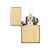 Зажигалка ZIPPO Venetian® с покрытием High Polish Brass, 422100, Цвет: золотистый, изображение 2