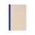 Блокнот А5 из переработанного тростника и RPET Adiantum, 781192, Цвет: синий,бежевый, изображение 2