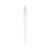Ручка пластиковая шариковая Thalaasa, 10786101, Цвет: белый прозрачный,белый, изображение 2