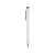 Ручка-стилус металлическая шариковая CANAIMA, HW8004S101, Цвет: белый, изображение 2