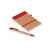 Блокнот LIEN с шариковой ручкой, NB8074S160, Цвет: бежевый,красный, изображение 3