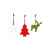 Войлочное рождественское украшение ABEND, северный олень, XM1302S1513, Цвет: зеленое яблоко, изображение 4