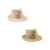 Шляпа из натуральной соломы GALAXY, GO7063S129, Цвет: бежевый, изображение 2