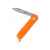 Нож перочинный, 90 мм, 2 функции, 441241, Цвет: оранжевый