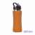Бутылка для воды 'Индиана' 600 мл, покрытие soft touch, оранжевый, Цвет: оранжевый