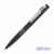 Ручка шариковая 'Lip', покрытие soft touch, черный с серебром, Цвет: черный с серебром