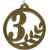 1786-000 Акриловая медаль 1, 2, 3 место, бронза, Цвет: Бронза, изображение 2
