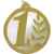 1787-000 Акриловая медаль 1, 2, 3 место, золото, Цвет: Золото, изображение 2