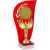 2872-100 Акриловая награда Ника, 21 (красный), Цвет: красный, Размер: 21, изображение 2