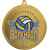 3614-104 Медаль Волейбол с УФ печатью, золото, Цвет: Золото, изображение 2