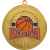 3614-105 Медаль Баскетбол с УФ печатью, золото, Цвет: Золото, изображение 2