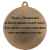 3614-073 Медаль с УФ печатью по Вашему макету, бронза, изображение 2