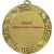3650-000 Медаль Вуктыл, золото, Цвет: Золото, изображение 3