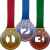 Комплект медалей Милодар 1,2,3 место с цветными лентами, изображение 2