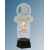Акриловая награда с УФ печатью Лира, 11х25х0.5 (прозрачный), изображение 2