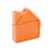Брелок-рулетка &quot;Home&quot;, 1 метр, оранжевый, изображение 2