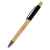 Ручка &quot;Авалон&quot; с корпусом из бамбука и софт-тач вставкой, черный, Цвет: черный, изображение 3