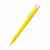Ручка пластиковая T-pen софт-тач, желтая, Цвет: желтый, изображение 2