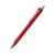 Ручка металлическая Elegant Soft софт-тач, красная, Цвет: красный, изображение 3