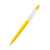 Ручка пластиковая Bremen, желтая, Цвет: желтый, изображение 3