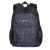 Рюкзак TORBER CLASS X Mini, чёрный/серый с орнаментом, полиэстер 900D + Мешок для обуви в подарок, изображение 11