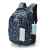 Рюкзак TORBER CLASS X, темно-синий с рисунком 'Буквы', полиэстер, 45 x 32 x 16 см + Пенал в подарок!, изображение 4