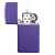 Зажигалка ZIPPO Slim® с покрытием Purple Matte, латунь/сталь, фиолетовая, матовая, 29x10x60 мм, изображение 3
