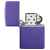 Зажигалка ZIPPO Classic с покрытием Purple Matte, латунь/сталь, фиолетовая, матовая, 38x13x57 мм, изображение 4