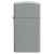 Зажигалка ZIPPO Slim® с покрытием Flat Grey, латунь/сталь, серая, глянцевая, 29x10x60 мм, изображение 2