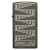 Зажигалка 65th Anniversary Zippo Slim® с покрытием Black Ice®, латунь/сталь, чёрная, 29x10x60 мм, изображение 2