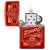 Зажигалка ZIPPO Classic с покрытием Metallic Red, латунь/сталь, красная, 38x13x57 мм, изображение 2