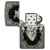 Зажигалка ZIPPO Heart Design с покрытием Iron Stone, латунь/сталь, серая, 38x13x57 мм, изображение 4