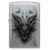 Зажигалка ZIPPO Dragon Design с покрытием Linen Weave, латунь/сталь, серебристая, 38x13x57 мм, изображение 2