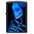 Зажигалка ZIPPO Skeleton Design с покрытием Black Light, латунь/сталь, черная, матовая, 38x13x57 мм, изображение 7