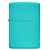 Зажигалка ZIPPO Classic с покрытием Flat Turquoise, латунь/сталь, бирюзовая, глянцевая, 38x13x57 мм, изображение 2