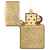 Зажигалка ZIPPO Classic с покрытием Tumbled Brass, латунь/сталь, золотистая, матовая, 38x13x57 мм, изображение 3