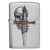 Зажигалка ZIPPO Sword Skull Desig с покрытием Brushed Chrome, латунь/сталь, серебристая, 38x13x57 мм, изображение 2
