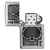 Зажигалка ZIPPO Ace Of Spades с покрытием Brushed Chrome, латунь/сталь, серебристая, 38x13x57 мм, изображение 4