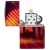 Зажигалка ZIPPO Cyber City с покрытием 540 Matte, латунь/сталь, оранжевая 38x13x57 мм, изображение 3