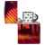 Зажигалка ZIPPO Cyber City с покрытием 540 Matte, латунь/сталь, оранжевая 38x13x57 мм, изображение 4