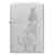 Зажигалка ZIPPO Devilish Ace с покрытием Satin Chrome, латунь/сталь, серебристая, 38x13x57 мм, изображение 2