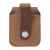 Чехол ZIPPO для широкой зажигалки, кожа, с кожаным фиксатором на ремень, коричневый, 57x30x75 мм, изображение 3