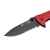 Нож складной Stinger, 80 мм, (чёрный), материал рукояти: сталь/алюминий (чёрно-красный), изображение 4