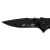 Нож складной Stinger, 120 мм, (черный), материал рукояти: нержавеющая сталь (серебристый/черный), изображение 4