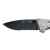 Нож складной Stinger, 80 мм, (чёрный), материал рукояти: сталь/пластик (серебристо-чёрный), изображение 4