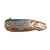 Нож складной Stinger, 84 мм, (бронзовый), материал рукояти: сталь (серо-бронзовый), изображение 2