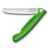 Нож для овощей VICTORINOX SwissClassic, складной, лезвие 11 см с волнистой кромкой, зелёный, изображение 5