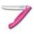 Нож для овощей VICTORINOX SwissClassic, складной, лезвие 11 см с волнистой кромкой, розовый, изображение 5