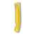 Нож для овощей VICTORINOX SwissClassic, складной, лезвие 11 см с волнистой кромкой, жёлтый, изображение 8